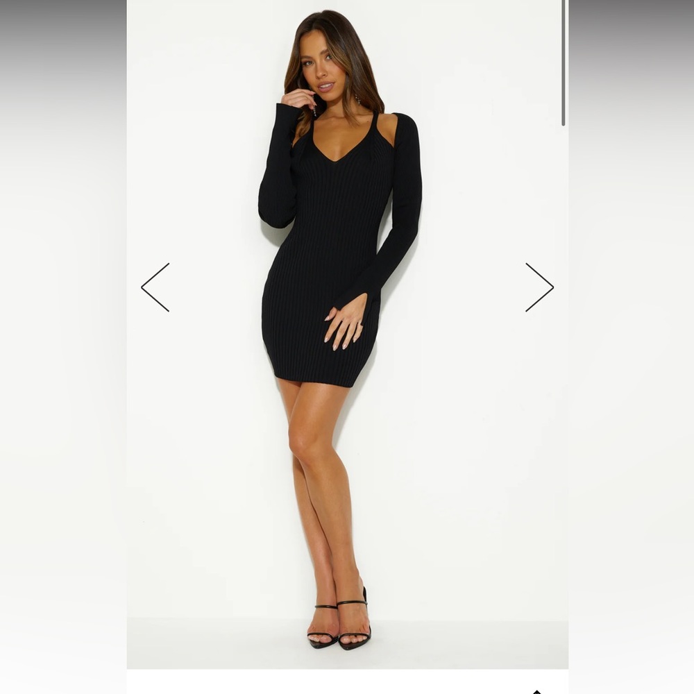 STRIDE ONWARD MINI DRESS BLACK SMALL